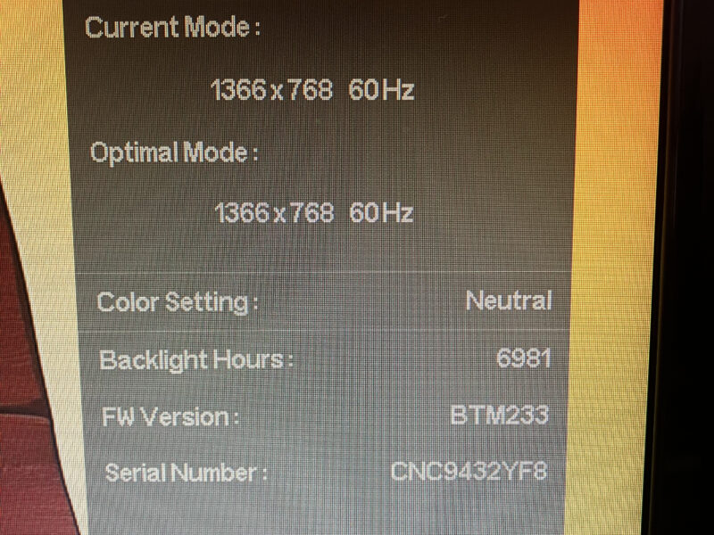 Monitor HP 19ka de 18,5 pulgadas