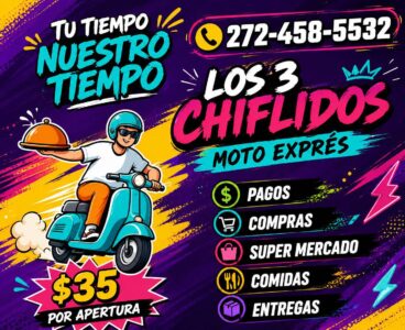 🛵 LOS 3 CHIFLIDOS MOTO EXPRÉS