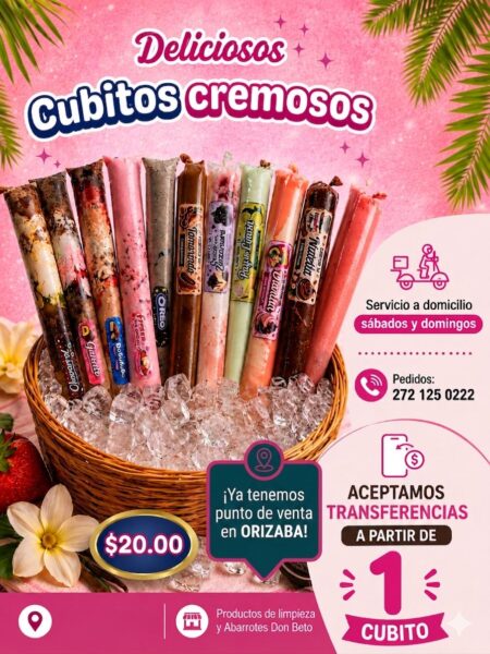 🎉 ¡Cubitos LU ya llegó a Orizaba! 🎉