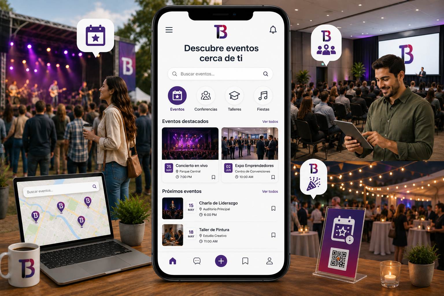 Anuncios de eventos en ToolBlink