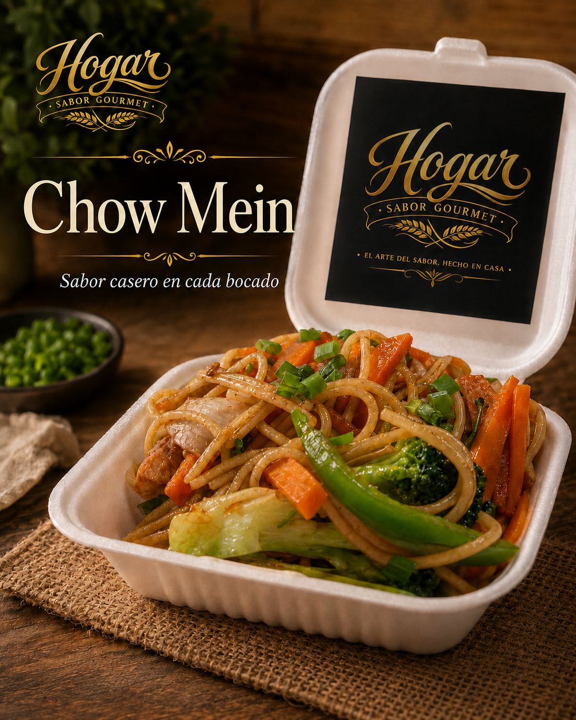 Chow Mein de pollo