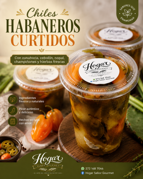 Chiles Habaneros Curtidos