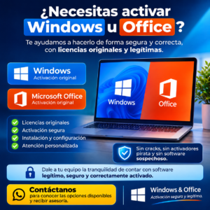 🖥️ ¿Necesitas activar Windows u Office? 🔑