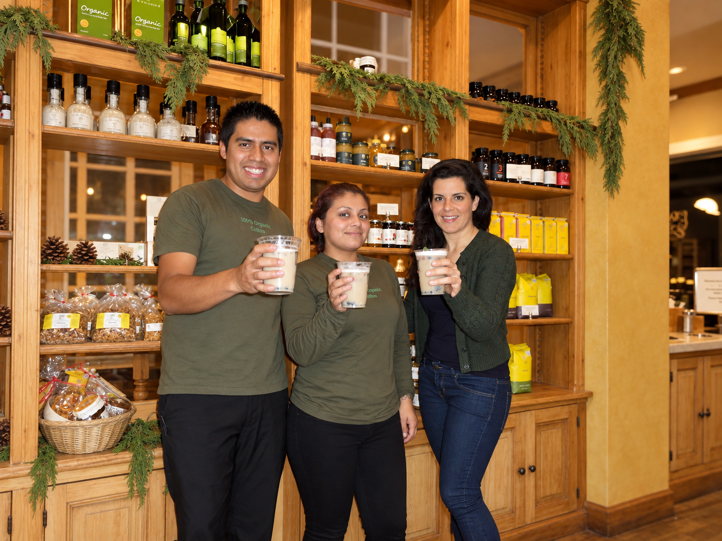 Art working as a barista at Le Pain Quotidien